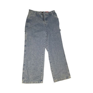 Women's Route 66 Blue Straight Leg Carpenter Jeans woman 13 #705